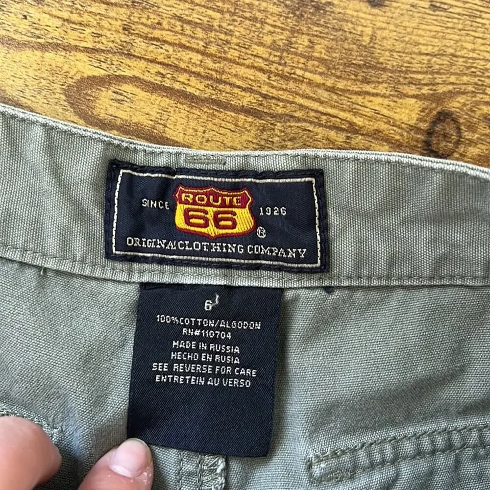 Route 66 Cotton Mid Rise Shorts